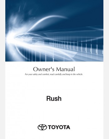 toyota rush 2019 owners manual in english 